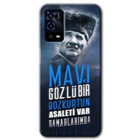 Oppo A55 Bezdum Da Baskılı Uyumlu Silikon Kılıf