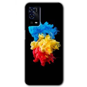 Oppo A55 Black 1 Baskılı Uyumlu Silikon Kılıf