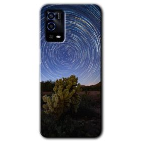 Oppo A55 Blur Lights Baskılı Uyumlu Silikon Kılıf