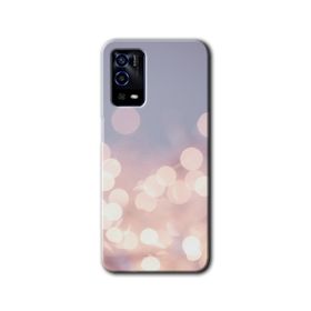 Oppo A55 Blur Lights Baskılı Uyumlu Silikon Kılıf