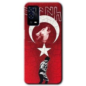 Oppo A55 Bozkurt Atam Baskılı Uyumlu Silikon Kılıf