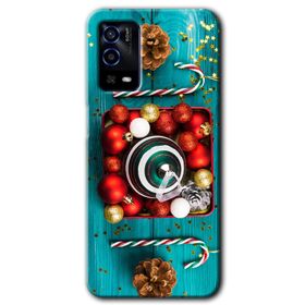 Oppo A55 Christmas Baskılı Uyumlu Silikon Kılıf