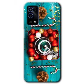 Oppo A55 Christmas Baskılı Uyumlu Silikon Kılıf
