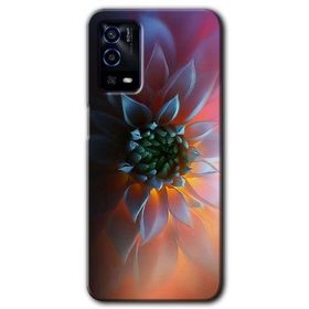 Oppo A55 Çiçek Motif Baskılı Uyumlu Silikon Kılıf