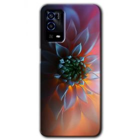 Oppo A55 Çiçek Motif Baskılı Uyumlu Silikon Kılıf