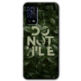 Oppo A55 Do Not Hide Baskılı Uyumlu Silikon Kılıf