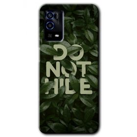 Oppo A55 Do Not Hide Baskılı Uyumlu Silikon Kılıf