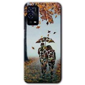 Oppo A55 Doğadan Aşk Baskılı Uyumlu Silikon Kılıf
