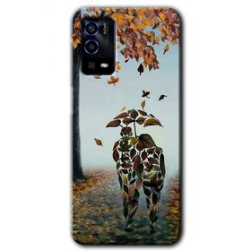 Oppo A55 Doğadan Aşk Baskılı Uyumlu Silikon Kılıf