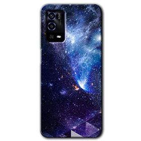 Oppo A55 Galaksi Baskılı Uyumlu Silikon Kılıf