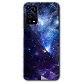Oppo A55 Galaksi Baskılı Uyumlu Silikon Kılıf