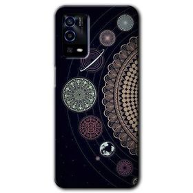 Oppo A55 Gezegen Döngüsü Baskılı Uyumlu Silikon Kılıf