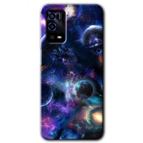 Oppo A55 Gezegen Karışımı Baskılı Uyumlu Silikon Kılıf