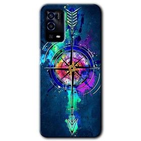 Oppo A55 Gizemli Pusula Baskılı Uyumlu Silikon Kılıf