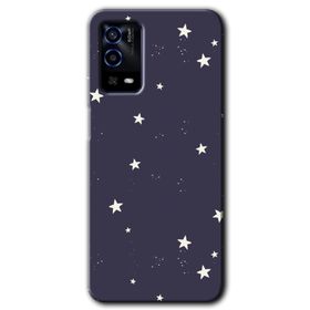 Oppo A55 Gökyüzü Yıldız Baskılı Uyumlu Silikon Kılıf