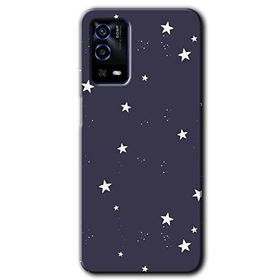 Oppo A55 Gökyüzü Yıldız Baskılı Uyumlu Silikon Kılıf