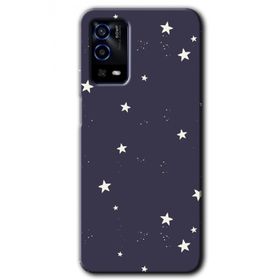 Oppo A55 Gökyüzü Yıldız Baskılı Uyumlu Silikon Kılıf