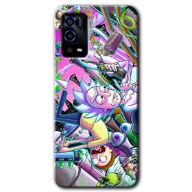Oppo A55 Graffiti Çizgi Film Baskılı Uyumlu Silikon Kılıf