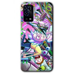 Oppo A55 Graffiti Çizgi Film Baskılı Uyumlu Silikon Kılıf