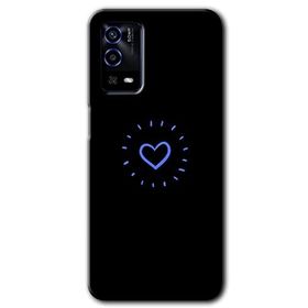 Oppo A55 Heart Strokes Baskılı Uyumlu Silikon Kılıf