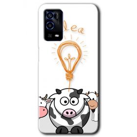 Oppo A55 İdea Lamp Baskılı Uyumlu Silikon Kılıf