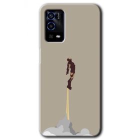 Oppo A55 İronman Airport Baskılı Uyumlu Silikon Kılıf