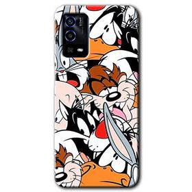 Oppo A55 Karakterler Baskılı Uyumlu Silikon Kılıf