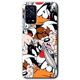 Oppo A55 Karakterler Baskılı Uyumlu Silikon Kılıf