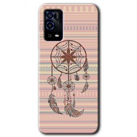 Oppo A55 Mandala Retro Baskılı Uyumlu Silikon Kılıf