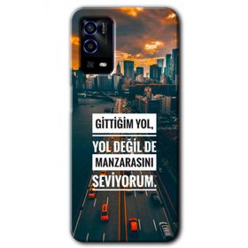 Oppo A55 Manzara Seviyorum Baskılı Uyumlu Silikon Kılıf