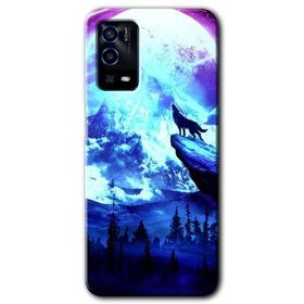 Oppo A55 Mega Kurt Baskılı Uyumlu Silikon Kılıf