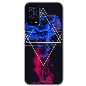 Oppo A55 Mekanik Duman 1 Baskılı Uyumlu Silikon Kılıf