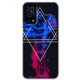 Oppo A55 Mekanik Duman 1 Baskılı Uyumlu Silikon Kılıf