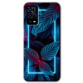 Oppo A55 Mekanik Yaprak 4 Baskılı Uyumlu Silikon Kılıf