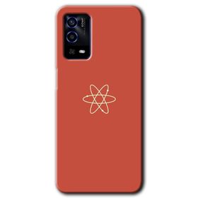 Oppo A55 Polygon Graident 3 Baskılı Uyumlu Silikon Kılıf
