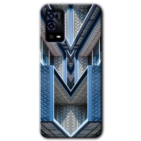 Oppo A55 Retro Building Baskılı Uyumlu Silikon Kılıf