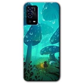Oppo A55 Silhoutte Dropss Baskılı Uyumlu Silikon Kılıf