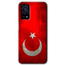 Oppo A55 Siyah Mermer Desenli Y Harfi Baskılı Uyumlu Silikon Kılıf