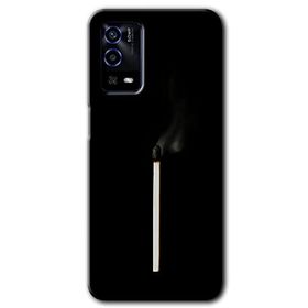 Oppo A55 Sönmüş Kibrit Baskılı Uyumlu Silikon Kılıf