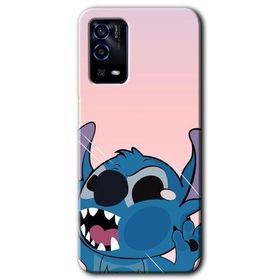 Oppo A55 Stitch Baskılı Uyumlu Silikon Kılıf