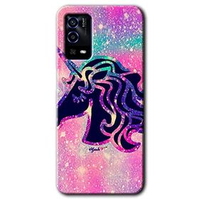 Oppo A55 Unicorn Kristal Baskılı Uyumlu Silikon Kılıf