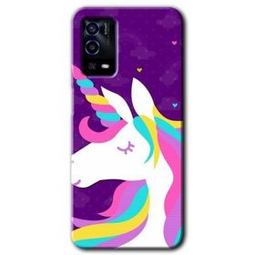 Oppo A55 Unicorn Sleep Baskılı Uyumlu Silikon Kılıf