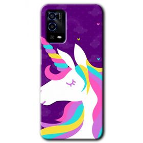 Oppo A55 Unicorn Sleep Baskılı Uyumlu Silikon Kılıf
