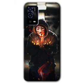 Oppo A55 V for Fire Baskılı Uyumlu Silikon Kılıf