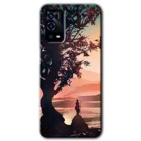 Oppo A55 Yalnız Savaşcı Baskılı Uyumlu Silikon Kılıf