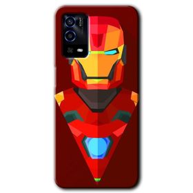 Oppo A55 Yarım Mermer Baskılı Uyumlu Silikon Kılıf