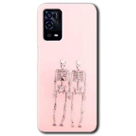 Oppo A55 Yaşayan Çift Baskılı Uyumlu Silikon Kılıf