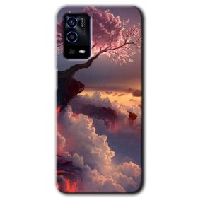 Oppo A55 Yeşil Kurt Baskılı Uyumlu Silikon Kılıf
