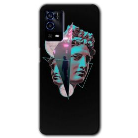 Oppo A55 Yeşil Kurt Baskılı Uyumlu Silikon Kılıf