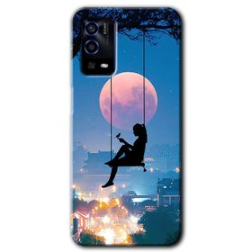 Oppo A55 Yeşil Kurt Baskılı Uyumlu Silikon Kılıf